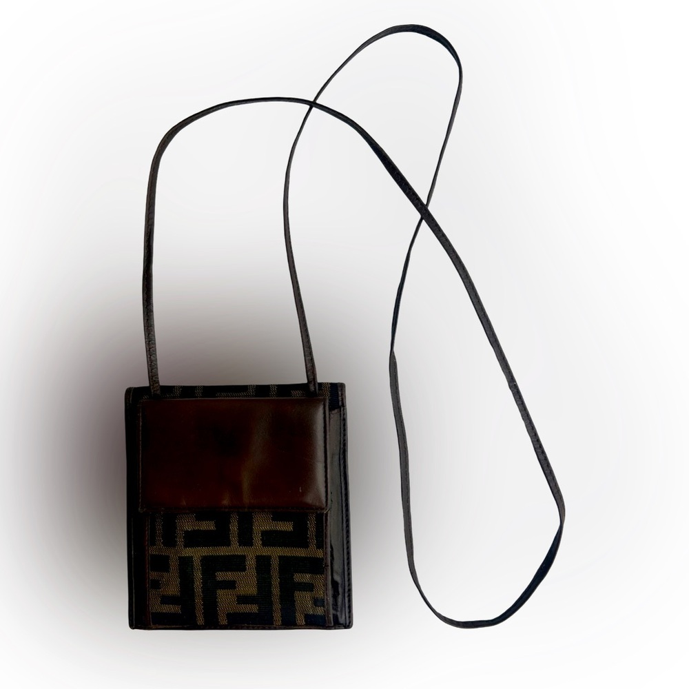 100% Authentic Fendi crossbody wallet